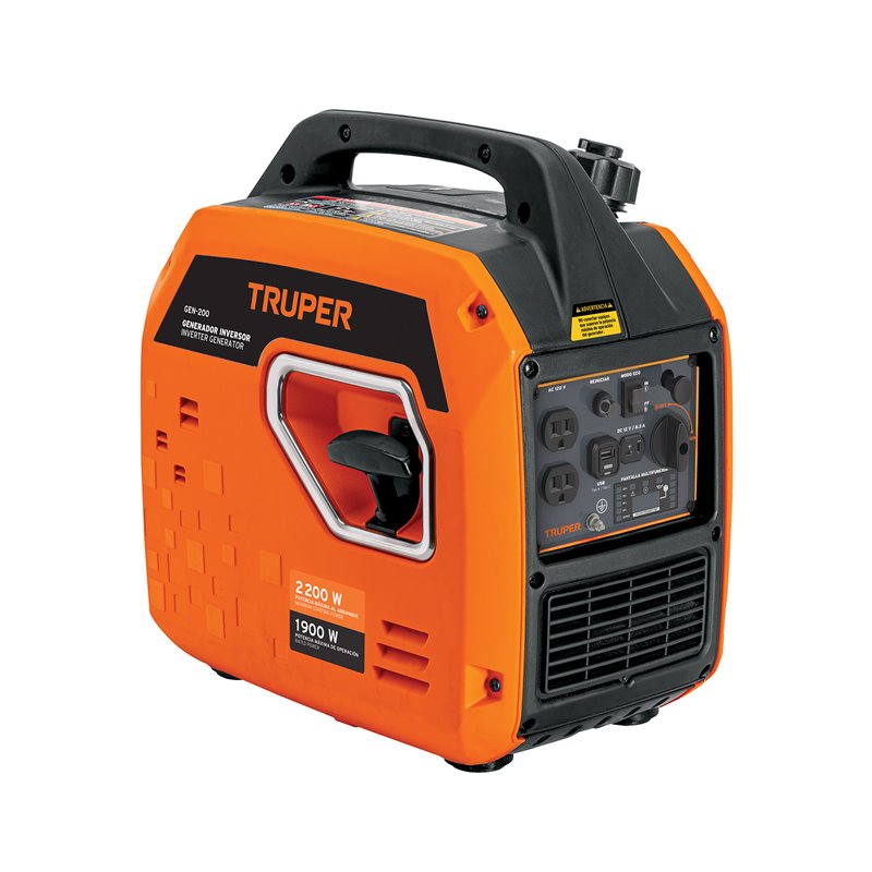 Generador Silencioso Inverter 2200w 80 Cc Encendido Manual Generador Silencioso Inverter 2200w 80 Cc Encendido Manual