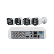 Kit Video Vigilancia 8 Canales 4 Cámaras 5mp Disco 1tb