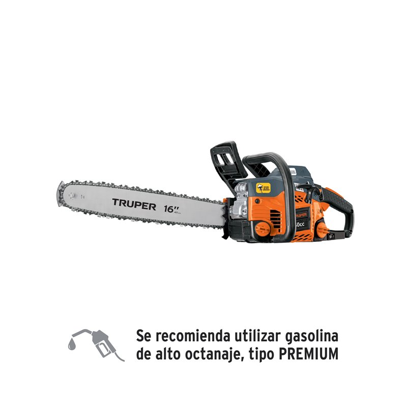 Motosierra 50 Cc A Gasolina con Barra de 16 Truper