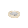 Borla p/Pulir de Lana Trenzada de 8 Hook And Loop Truper