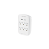 Multicontacto de Pared 800 Joules 6 Contactos Y 2 Usb A+c