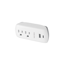 Multicontacto de Pared 2 Contactos Y 2 Usb A+c Volteck