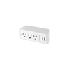 Multicontacto de Pared 3 Contactos Y 2 Usb A+c Volteck