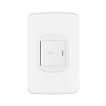 Placa Armada 1 Interruptor de Timbre 1.5 Módulos Toledo
