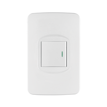 Placa Armada 1 Interruptor de 3 Vías 1.5 Módulos Toledo