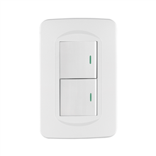 Placa Armada 1 Interruptor Y 1 de 3 Vías 1.5 Mód. Toledo