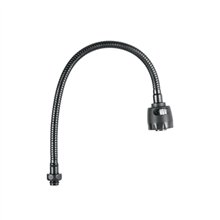 Cuello Flexible para Mezcladora de Fregadero Negro Aqua