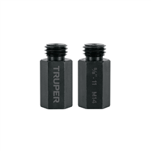Adaptadores para Pulidoras M14 A 5/8 2 Piezas Truper