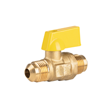 Válvula de Control de Latón p/Gas 3/8x3/8 Flare Foset