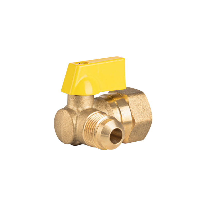 Válvula de Control de Latón Angular p/Gas 3/8x1/2 Foset Válvula de Control de Latón Angular p/Gas 3/8x1/2 Foset