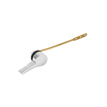Palanca Frontal Metálica Cromada Minimalista para Wc Foset