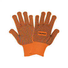 Guantes de Algodón con Puntos de Pvc En Palma Y Dorso truper
