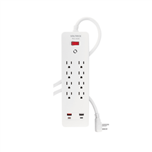 Multicontacto 8 Entradas 2 Usb A + 2 Usb C Volteck