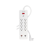 Multicontacto 8 Entradas 2 Usb A + 2 Usb C Volteck