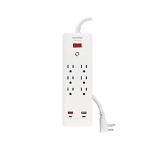 Multicontacto 6 Entradas 2 Usb A + 2 Usb C Volteck