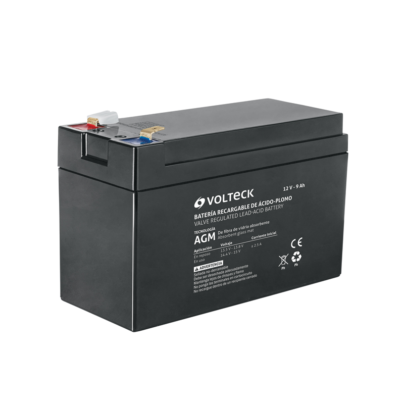Batería Sellada de Acido-plomo 12 Vcc 9 Ah Volteck