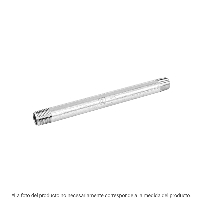 Niple de Acero Galvanizado 1/4 Foset
