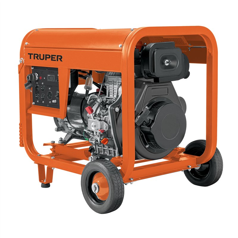 Generador Portátil 6 Kw Motor A Diesel Truper