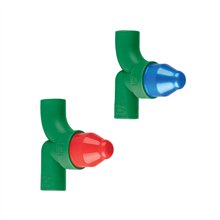 Juego de 2 Llaves de Empotrar Ppr 1/2 Sin Manerales Foset