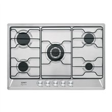 Parrilla Gas Empotrable 75cm 5 Quem Inox Esmalte Foset