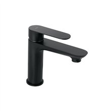 Monomando Corto para Lavabo Negro Foset Riviera