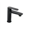 Monomando Corto para Lavabo Negro Foset Riviera