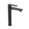 Monomando Alto para Lavabo Negro Foset Riviera