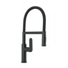 Monomando Nariz Flexible para Fregadero Negro foset Riviera