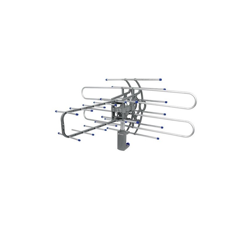 Antena aérea HDTV amplificada giratoria 360° a control remoto