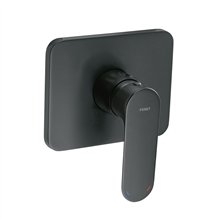 Monomando para Regadera Sin Desviador Negro Foset Riviera