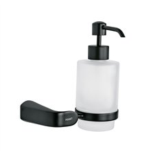 Dispensador de Jabón A Pared Negro Foset Riviera