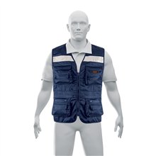 Chaleco Brigadista Reforzado Azul Marino Truper Expert