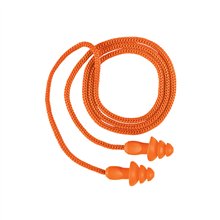 Tapón Auditivo Reutilizable Triple Barrera c/Cordón 50 Pz