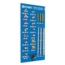 Exhibidor de Conexiones Pe-al-pe Foset