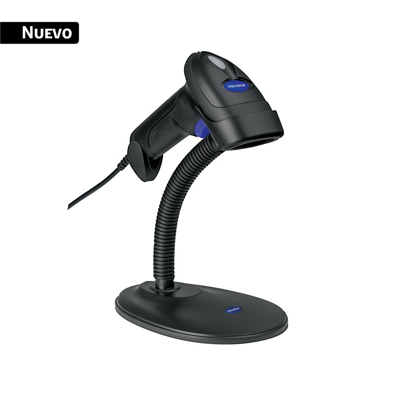 Lector de Código de Barras 2 D Alámbrico Usb Volteck