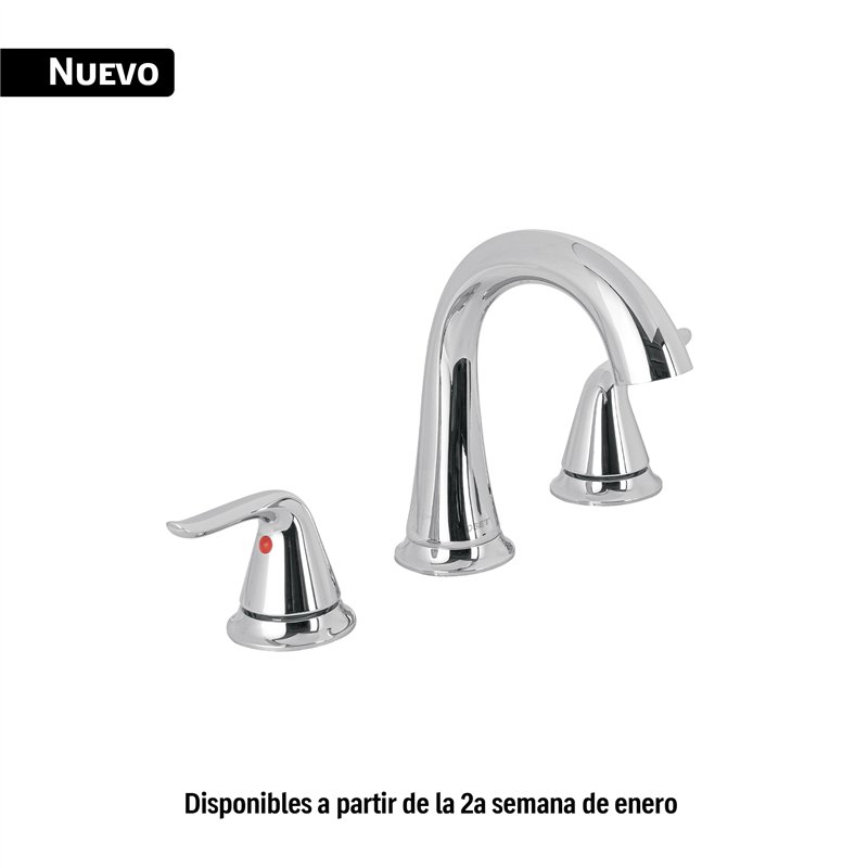 Mezcladora Lavabo Taladros Separados Cromo Foset Aero