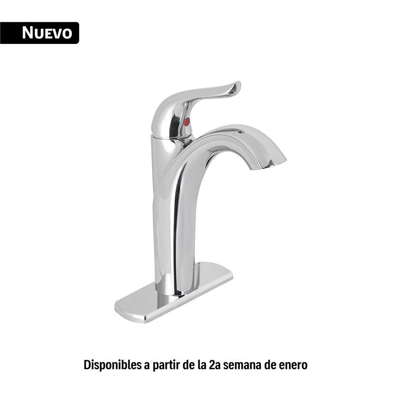 Monomando Alto Lavabo Cromo Foset Aero