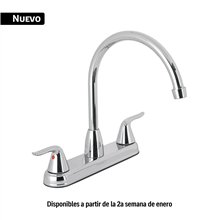 Mezcladora Fregadero 8 Cromo C. Largo Palanca Foset Aero