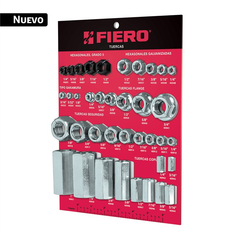 Exhibidor de Tuercas Fiero