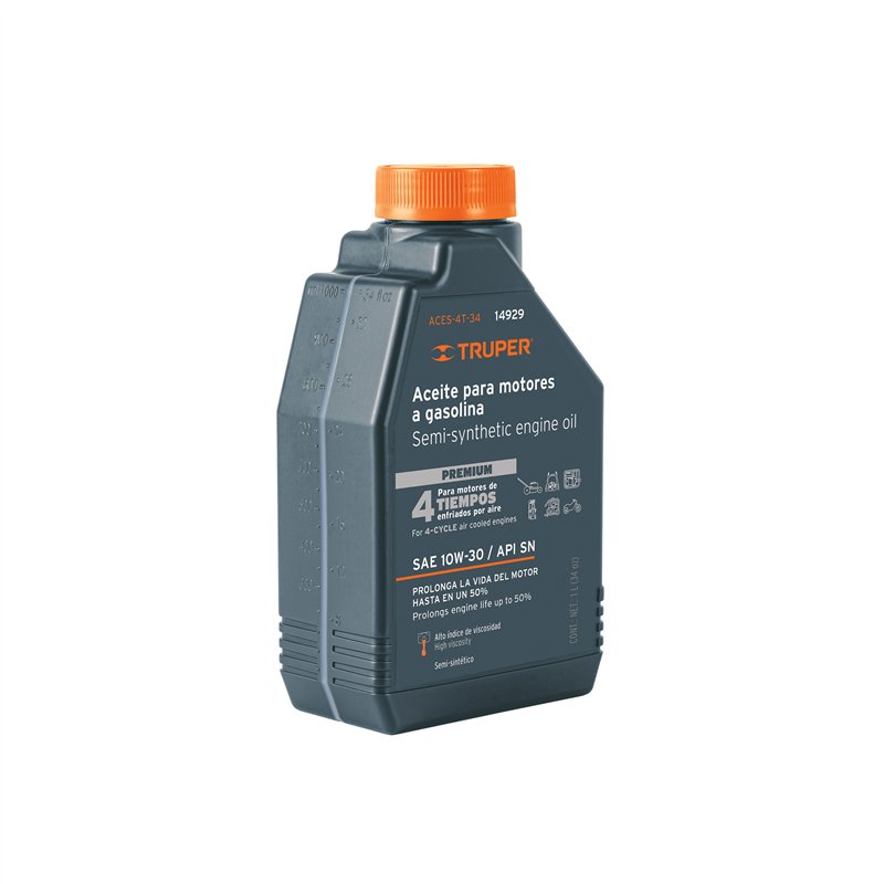 Aceite semi-sintético para motor de 4 tiempos 0.5 L