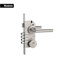 Cerradura de Embutir 4 Bulones Llave de Puntos Hermex