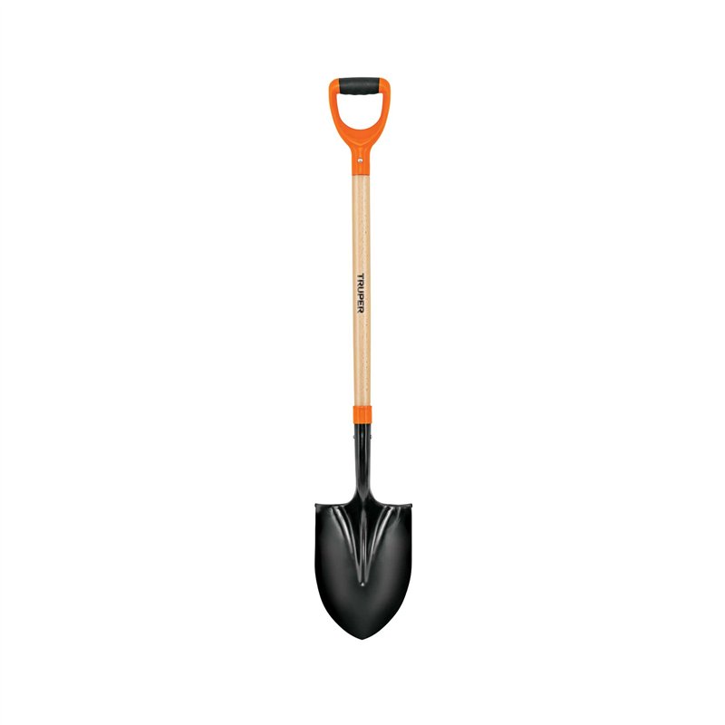 Pala Redonda T-2000, Puño 'y', Mango 36" Truper