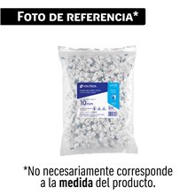 Grapas Blancas para Cable Redondo Volteck
