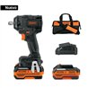 Llave de Impacto 1/2 20v 650nm 2 Baterías 4ah Industrial
