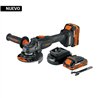 Esmeriladora 4-1/2 20v 2 Baterías 4ah Industrial