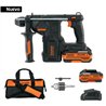 Rotomartillo Sds Plus/destornillador 20v 2.2j 2 Baterías 4ah