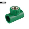 Tee Reducida Hembra de PPR 3/4x 3/4x 1/2 Inserto Metálico