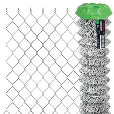 Malla Ciclónica de Acero Galvanizado Calibre 11 FIERO