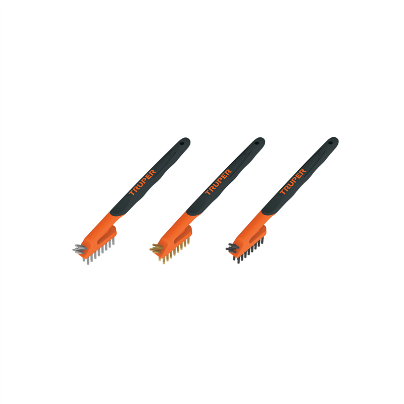 Juego de 3 Minicepillos de Alambre