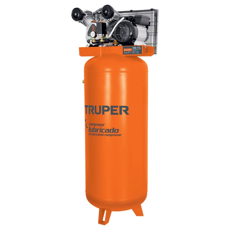 Compresor Vertical Lubricado 240 Litros TRUPER
